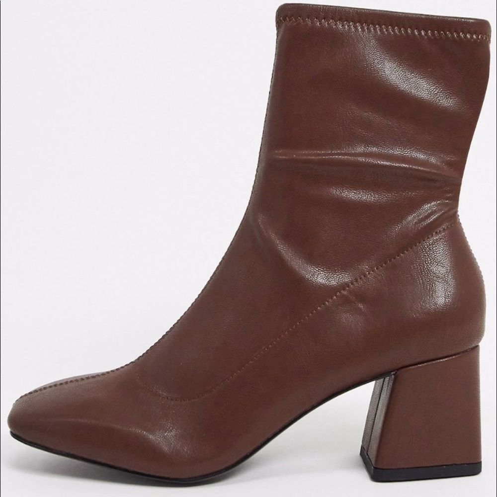 Monki Leia vegan leather ankle boots from Asos